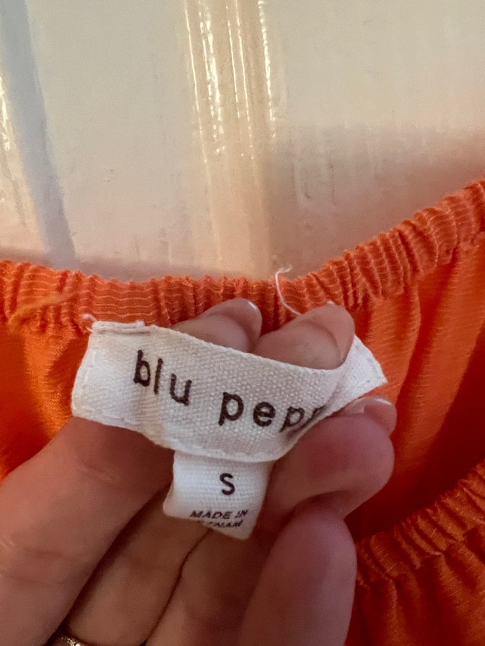 Blu Pepper Orange Tiered Maxi Dress - Picture 6 of 6